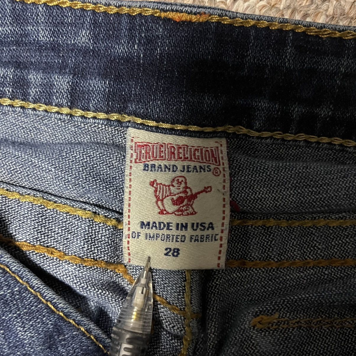 True Religion Y2K TRUE RELIGION Joey Big T Baggy Grunge JNCO Flared Jeans Size 28" / US 6 / IT 42 - 5 Thumbnail