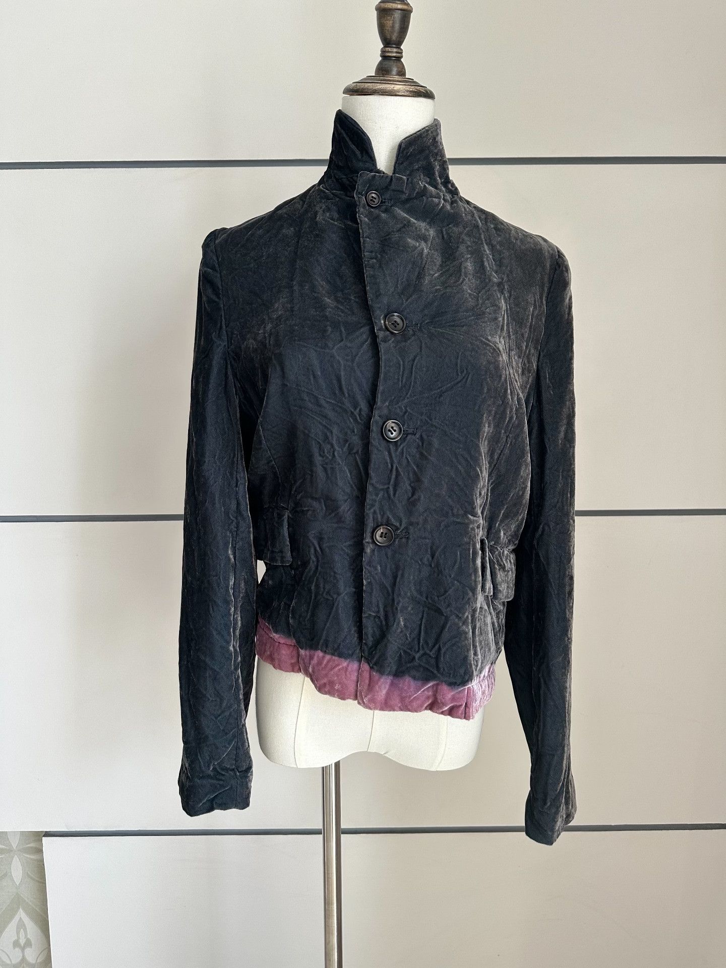 Comme des Garcons Comme des Garcons De-colored wrinkled jacket| Size S / US 4 / IT 40 - 1 Thumbnail