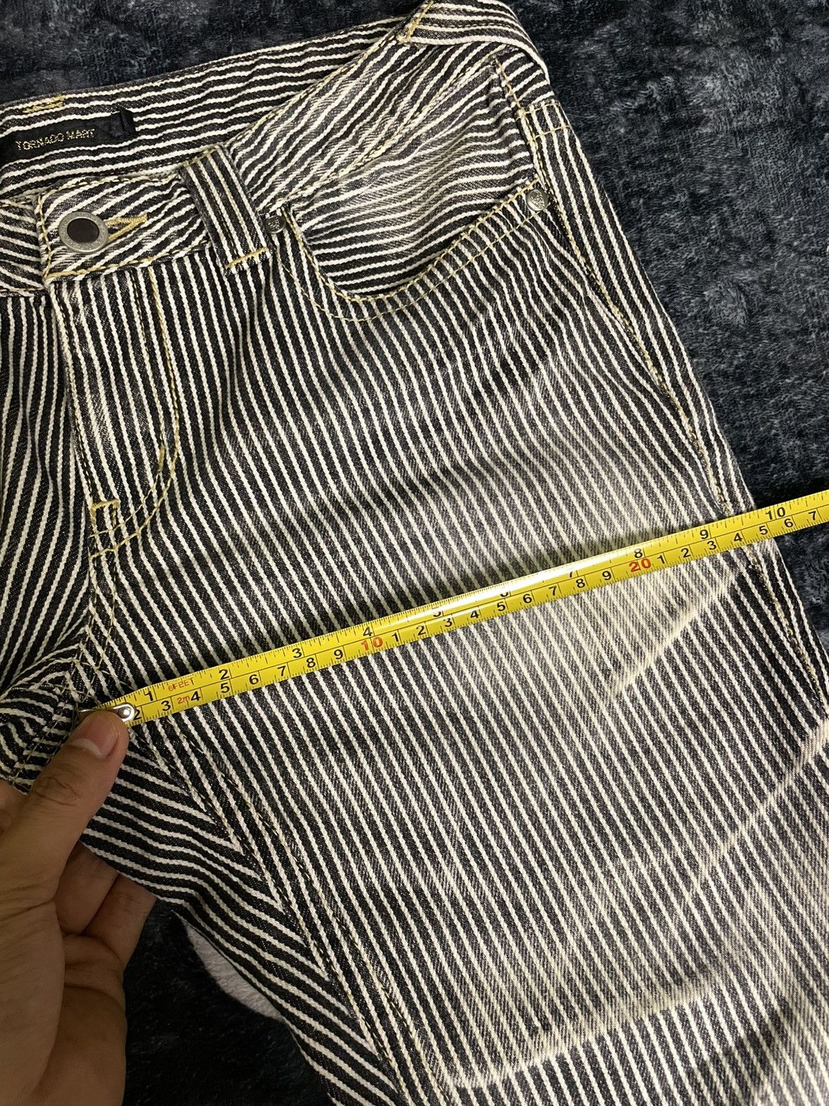 Le Grande Bleu (L.G.B.) × Tornado Mart Tornado Mart Whisker Flare Pant Size US 30 / EU 46 - 16 Thumbnail
