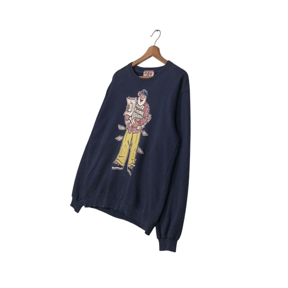 Hysteric Glamour 📌Vintage Captain Santa Sports Club Big Logo Sweatshirt Size US M / EU 48-50 / 2 - 3 Thumbnail