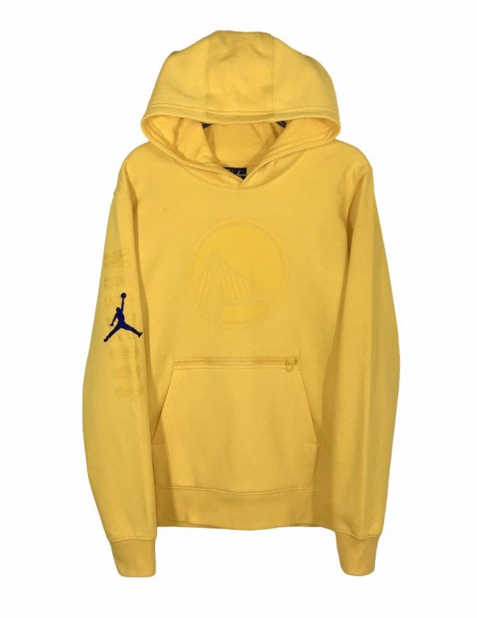 Jordan Brand Golden State Warriors Hoodie NBA Men's Yellow Size US S / EU 44-46 / 1 - 1 Thumbnail
