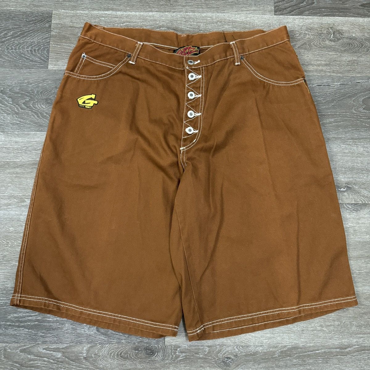 JNCO × Vintage Vintage Y2K GEETZ baggy wide leg JNCO style shorts Size US 40 / EU 56 - 4 Thumbnail