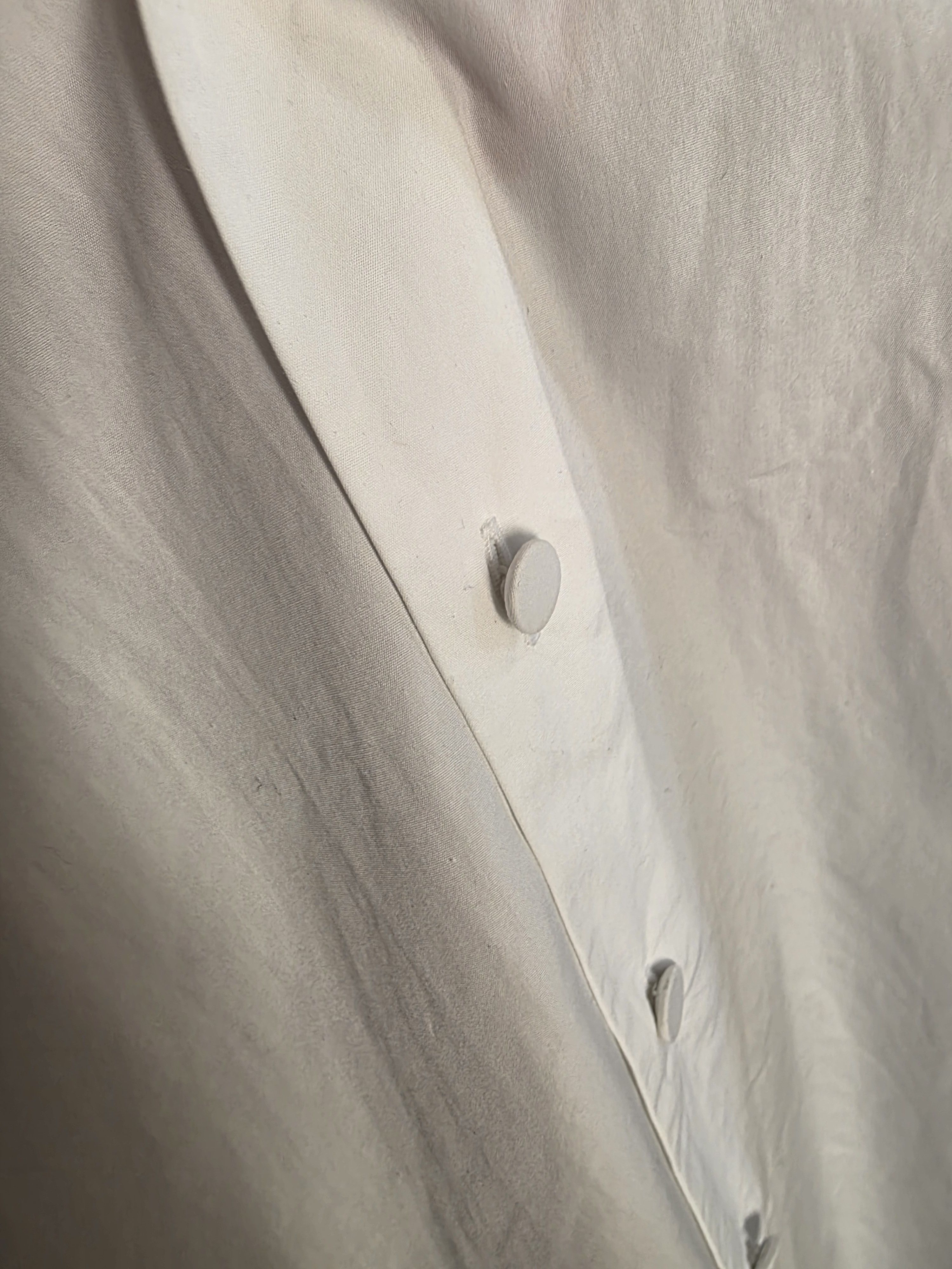 Prada Prada White Poplin Shirt Size 43 / 17 Size US L / EU 52-54 / 3 - 4 Thumbnail