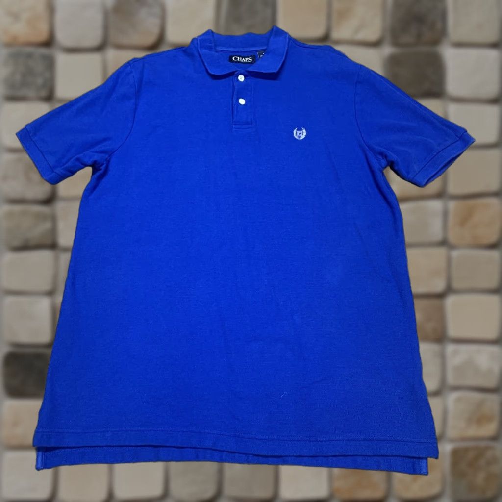 Chaps Chaps Polo Shirt Mens M Blue Casual Embroidered Beach Golf Cotton Polo Shirt Mens Medium Blue Embroidered Logo Beach Golf Casual Size US M / EU 48-50 / 2 - 1 Thumbnail