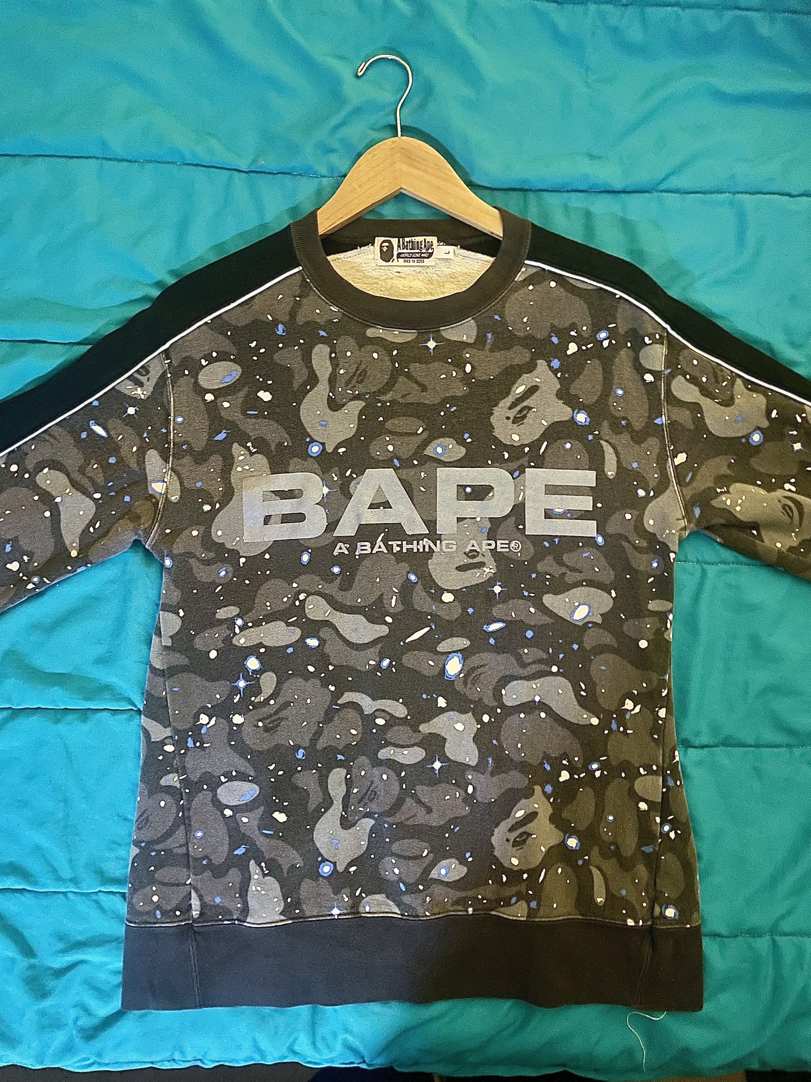 Bape space camo sweater