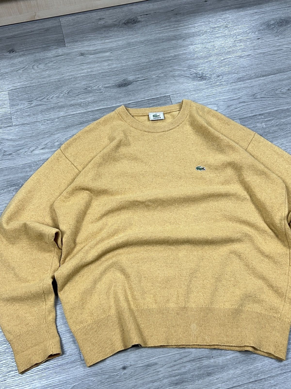 Lacoste Lacoste Vintage Sweater Knit Casual Yellow 90s Men’s Size M Size US M / EU 48-50 / 2 - 4 Thumbnail
