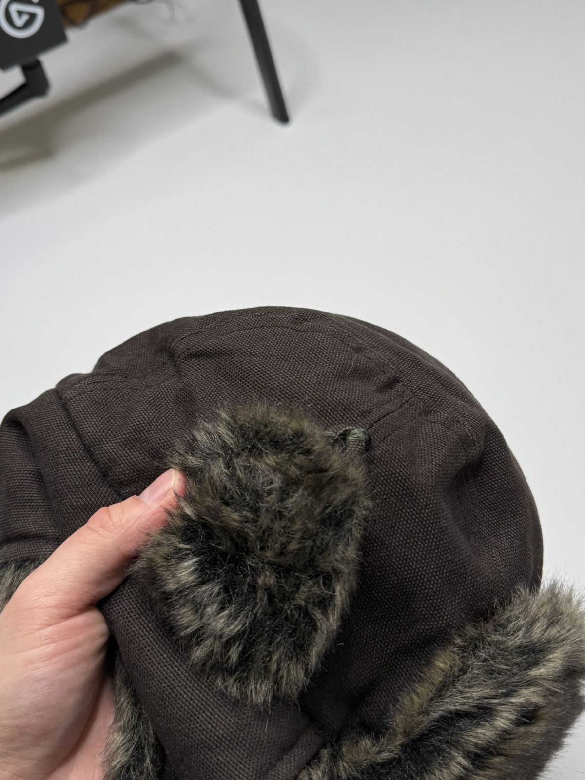 Vintage Vintage brown avant garde fur ushanka trapper hat if6was9 Size ONE SIZE - 3 Thumbnail