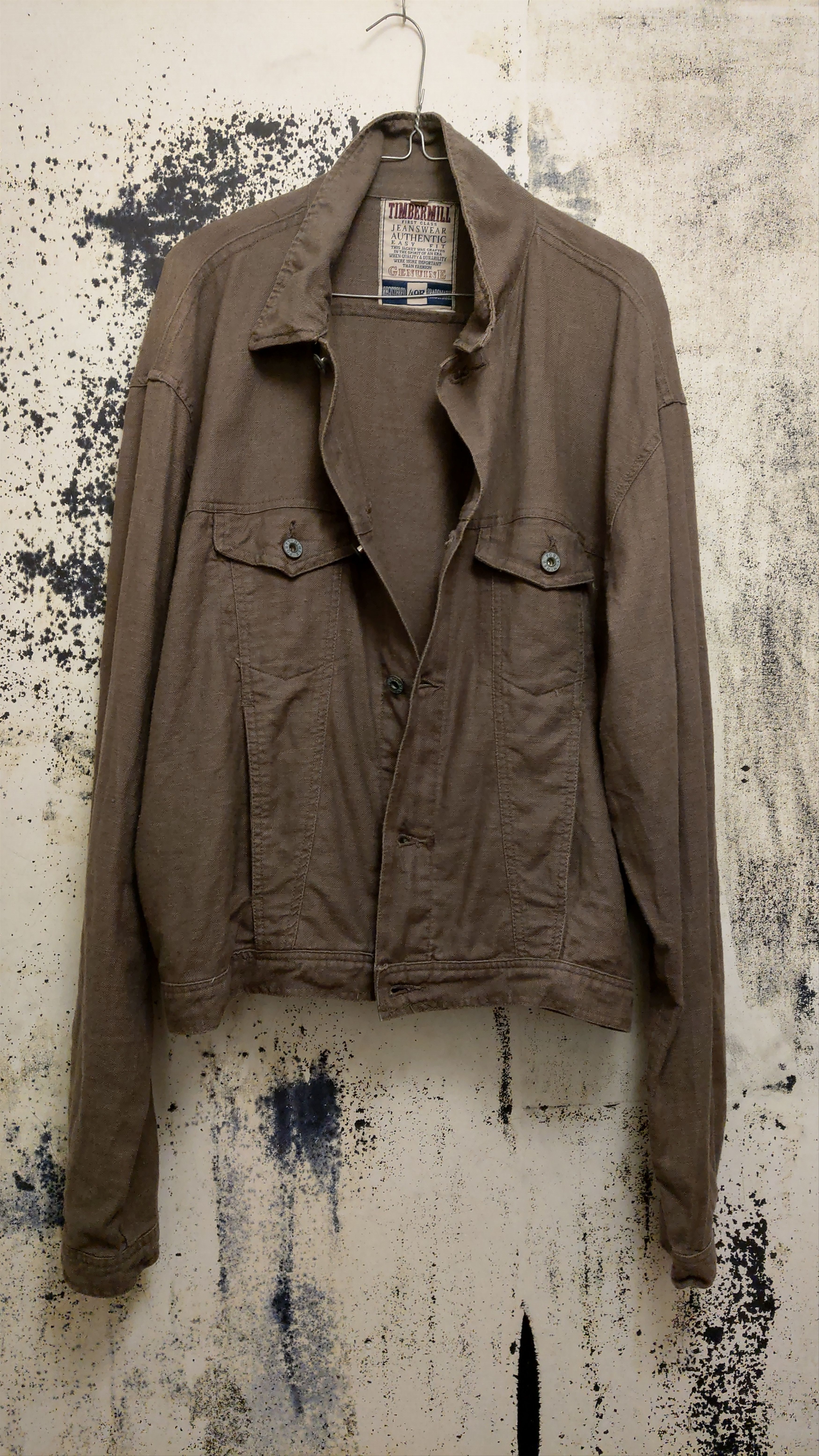 Vintage Vintage Linen Worker Jacket Industrial Raw y2k opium Size US XL / EU 56 / 4 - 7 Thumbnail
