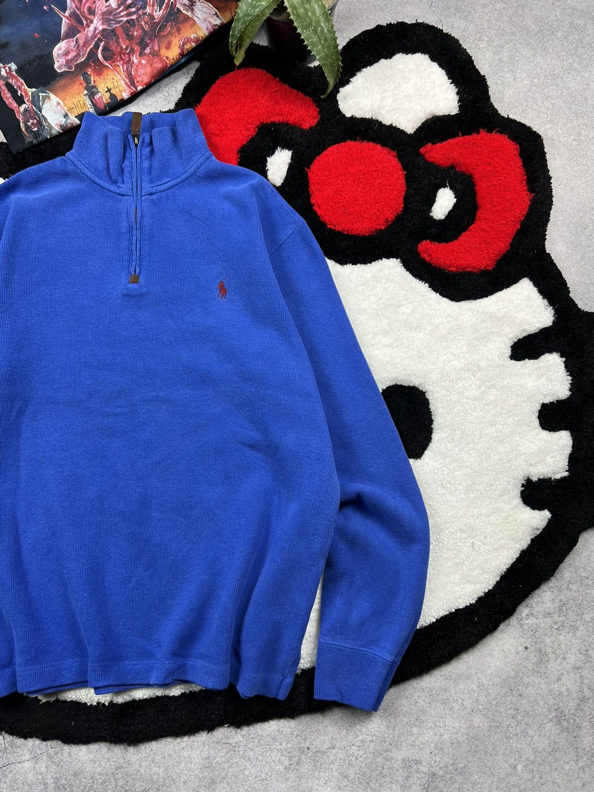 Ralph Lauren Vintage Polo Ralph Lauren Old Money Oversized 1/4 Sweatshirt Size US S / EU 44-46 / 1 - 3 Thumbnail