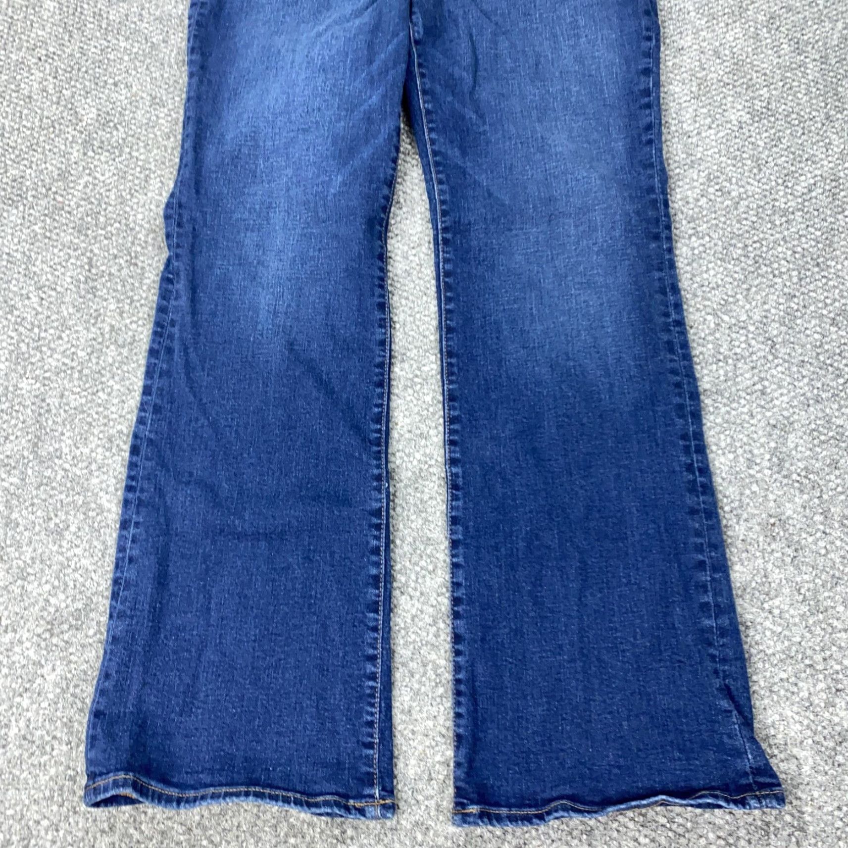 Madewell Madewell Jeans Womens 32 Blue High Rise Skinny Flare Denim Inseam 31 Stretch Size 24" / US 00 / IT 34 - 3 Thumbnail
