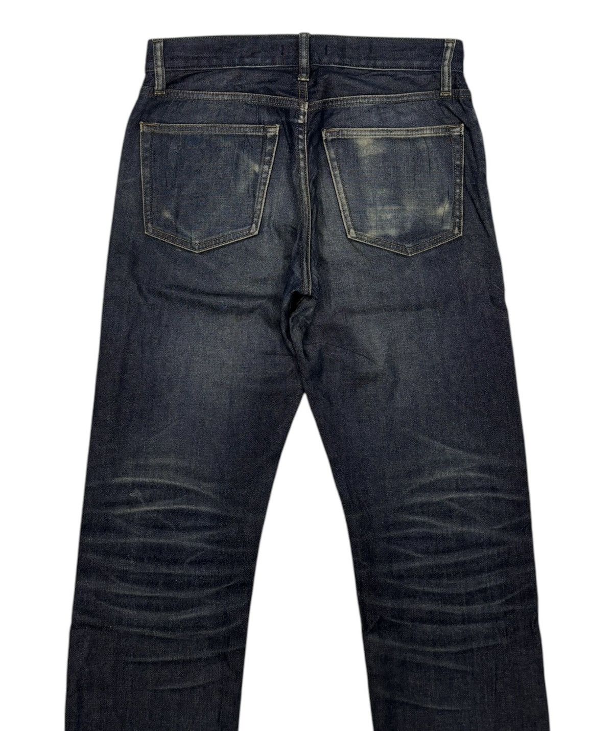 Undercover × Uniqlo 🔥VINTAGE UNIQLO TAPERED JEANS DISTRESSED DENIM Size US 30 / EU 46 - 4 Thumbnail