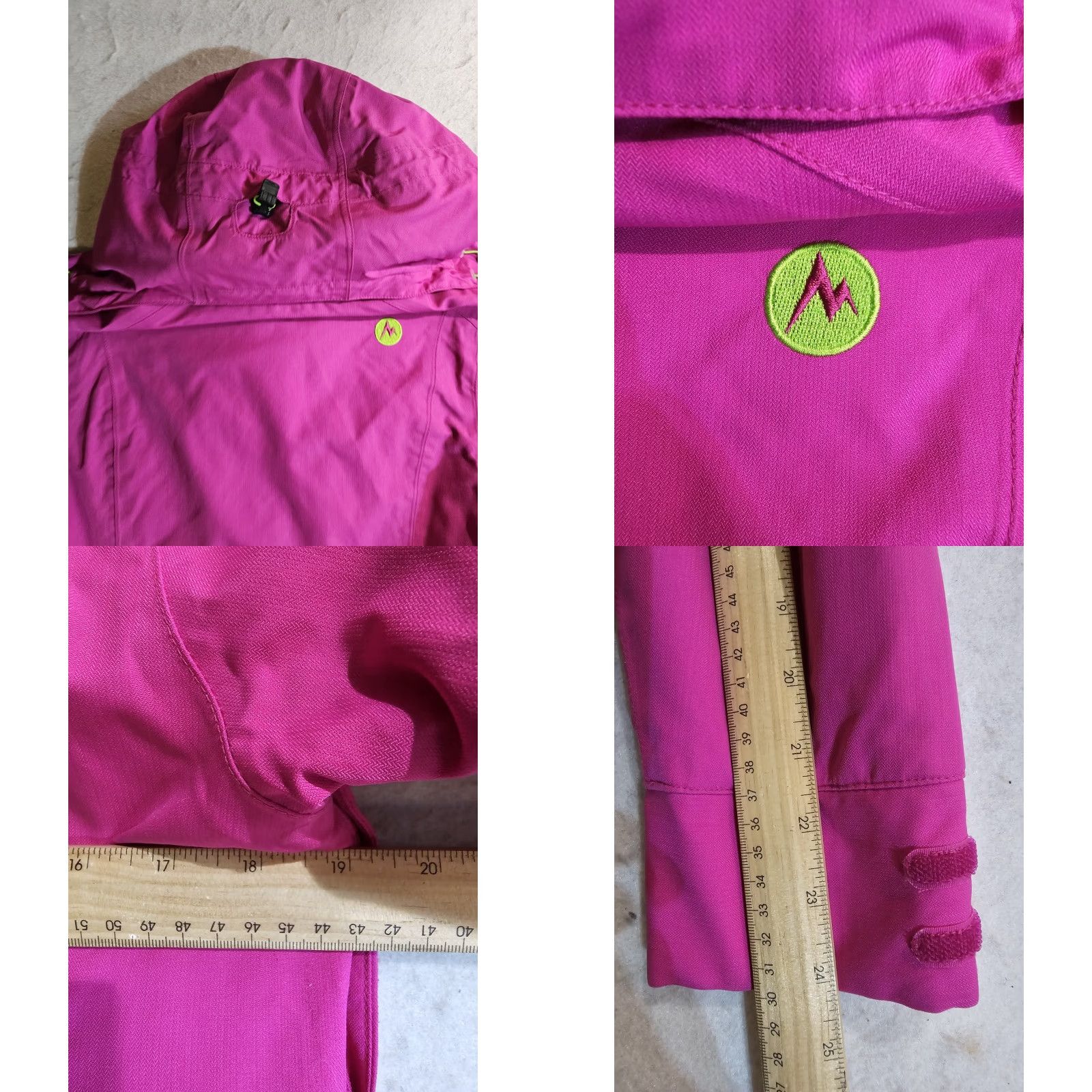 Marmot Marmot Membrane Jacket Softshell Full Zip Hooded Multicolor Green Pink Women's M Size Marmot Membrane Jacket Size M / US 6-8 / IT 42-44 - 9 Thumbnail