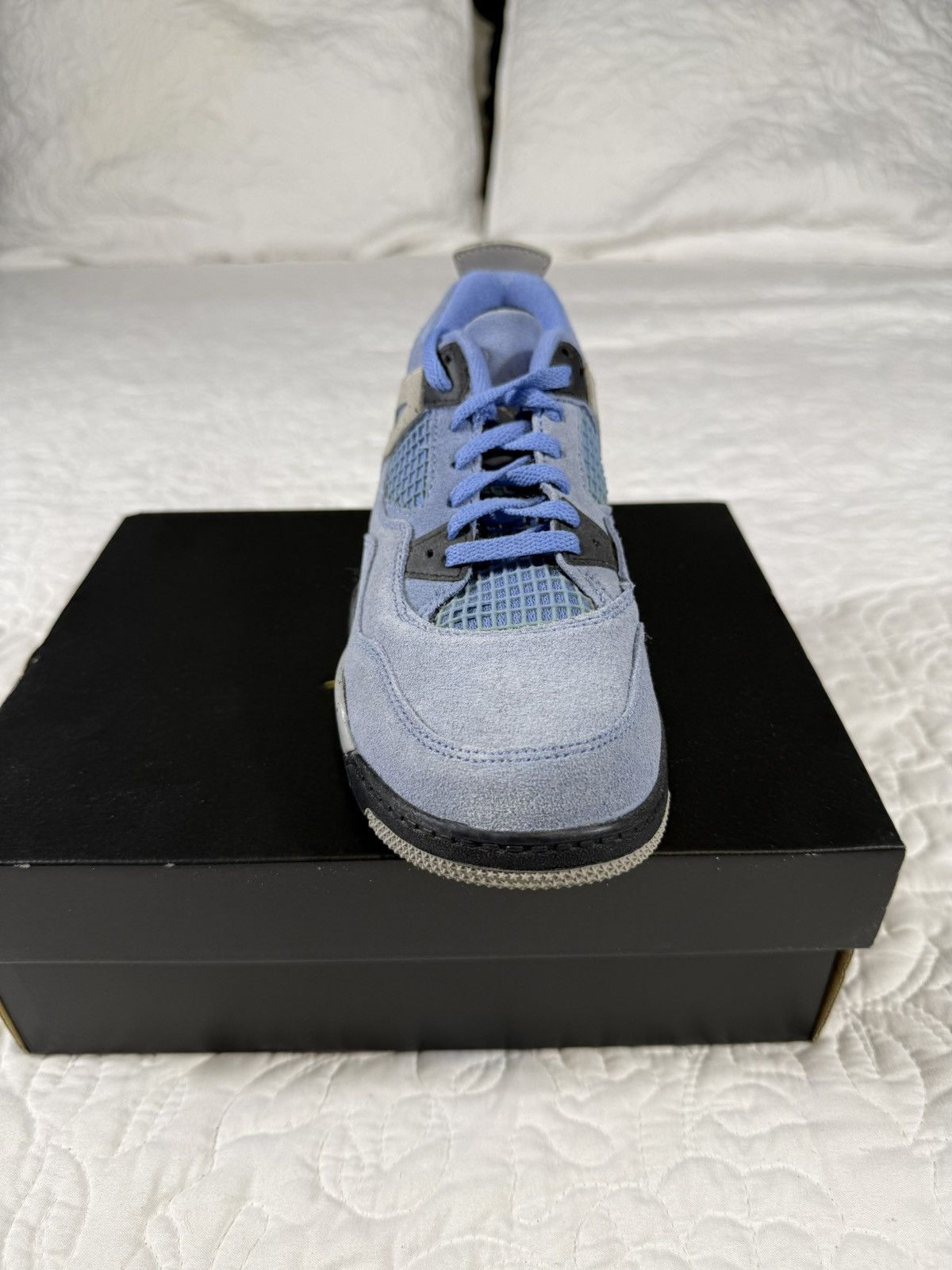 Jordan Brand Air Jordan 4 University Blue 2Y Size US 4 / IT 34 - 12 Thumbnail