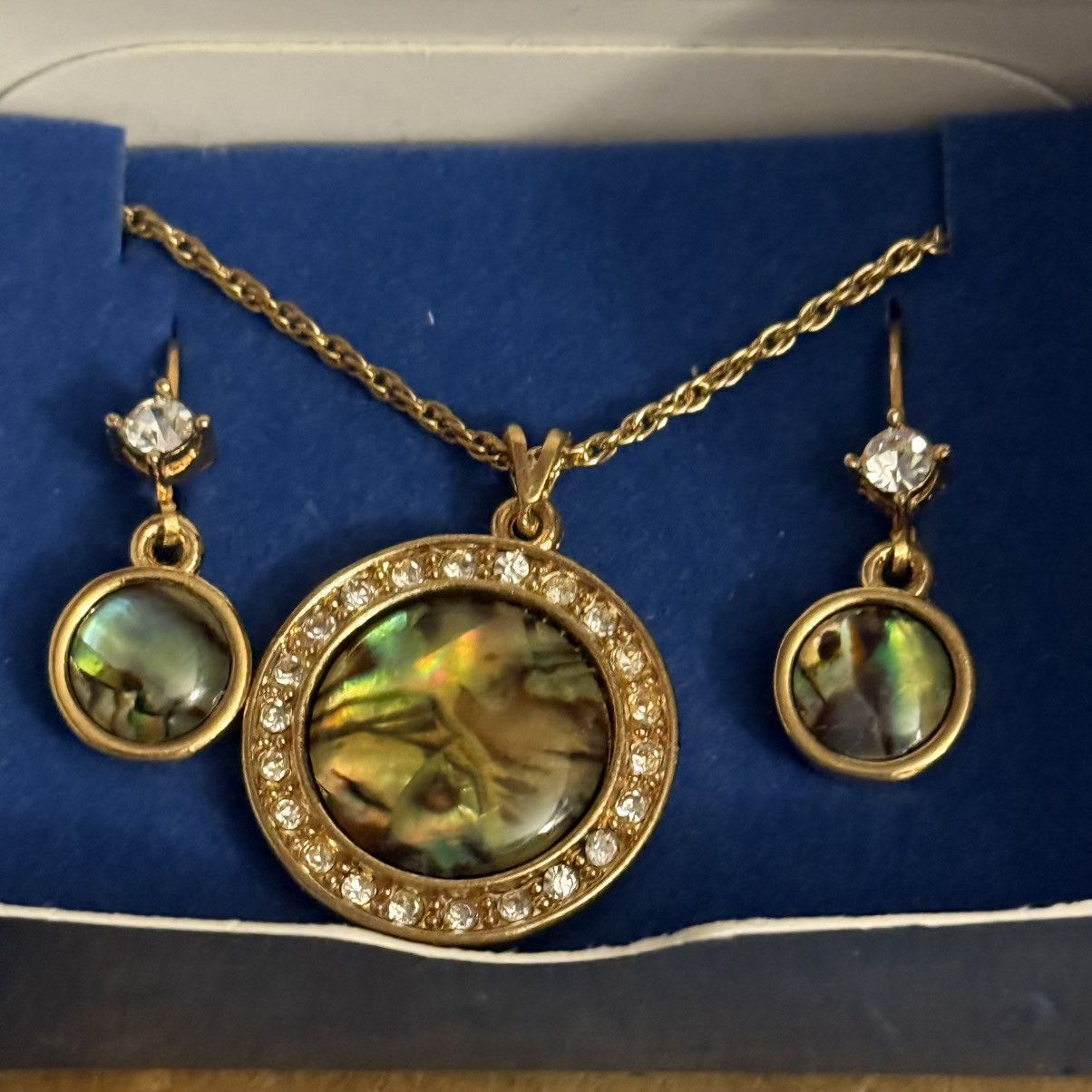 Other Avon Nina Ricci abalone pendant necklace and earrings set Size ONE SIZE - 7 Thumbnail