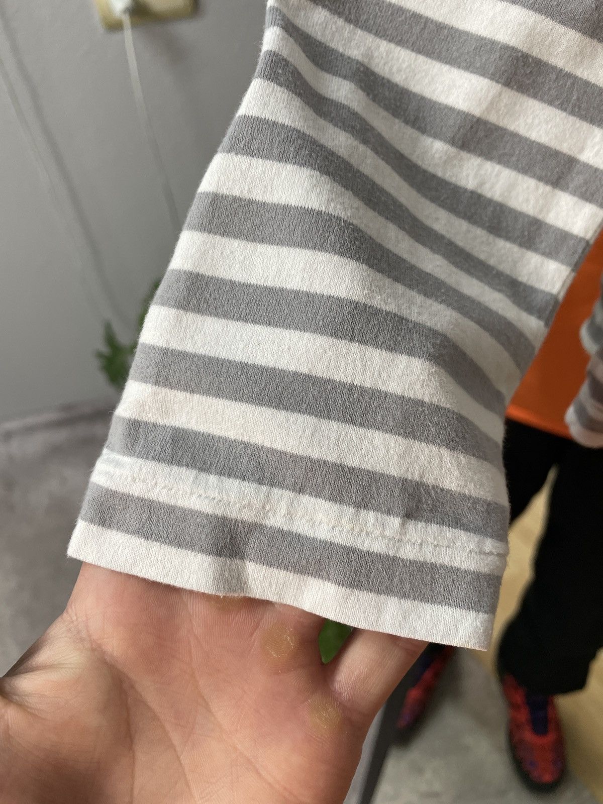 Comme des Garcons Vintage 00s Play Comme des Darcons Long sleeve Striped Tee Size S / US 4 / IT 40 - 4 Thumbnail