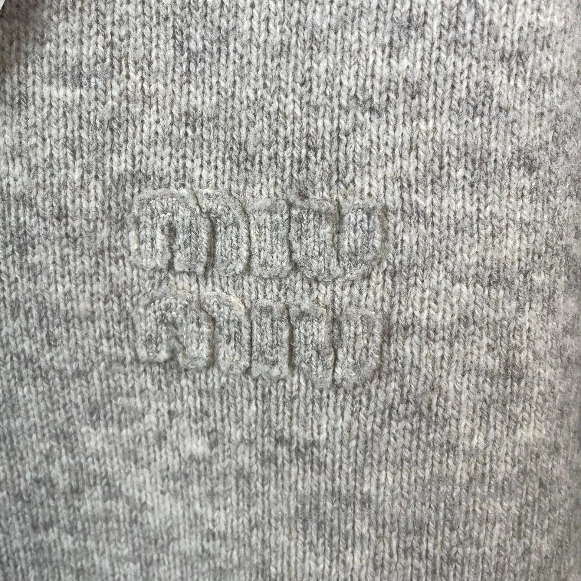 Miu Miu Miu Miu Oatmeal gray cashmere zip-up coat size 36| Size XS / US 0-2 / IT 36-38 - 3 Thumbnail