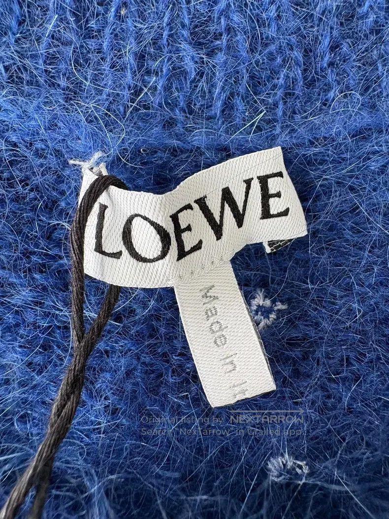 Loewe Loewe 25ss Blue and Purple Patchwork Embroidered Logo Swea Size XS / US 0-2 / IT 36-38 - 5 Thumbnail