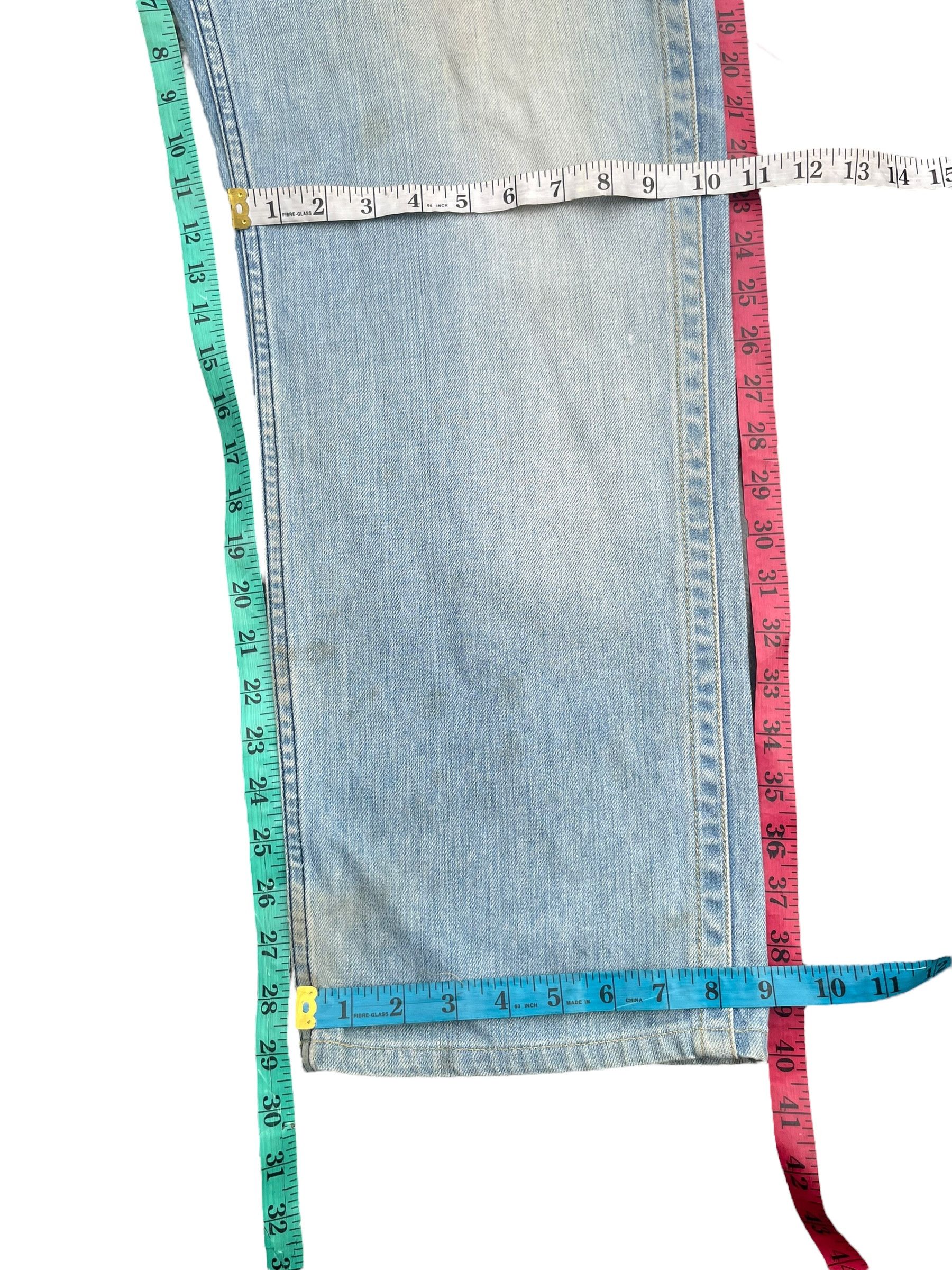 Designer Vintage People For Peace Distresed Denim Size US 40 / EU 56 - 8 Thumbnail