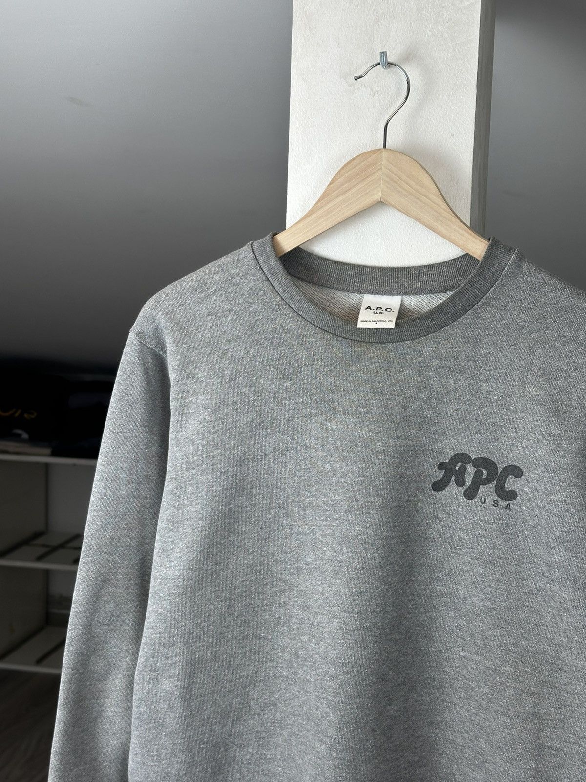 A.P.C. Vintage APC Sweatshirt A.P.C. Made in USA Size US M / EU 48-50 / 2 - 2 Thumbnail