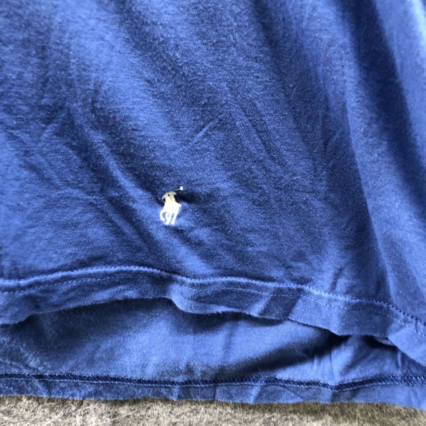 Polo Ralph Lauren Polo Ralph Lauren T Shirt Mens 2XL Short Sleeve Blue Crewneck Pony Logo Cotton Size US XXL / EU 58 / 5 - 4 Thumbnail