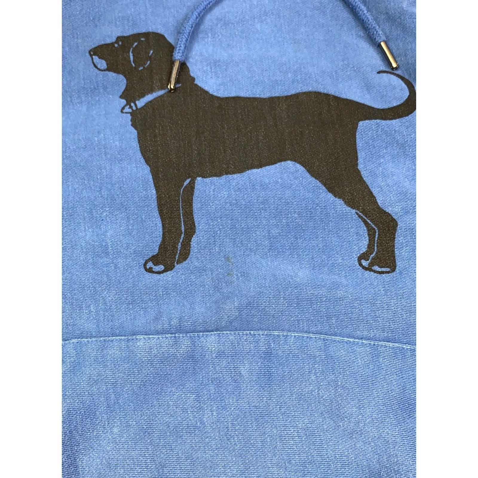 Vintage The Black Dog Hoodie Mens XS Blue Oversized Pullover Logo Heavy 11993 Size US XS / EU 42 / 0 - 4 Thumbnail