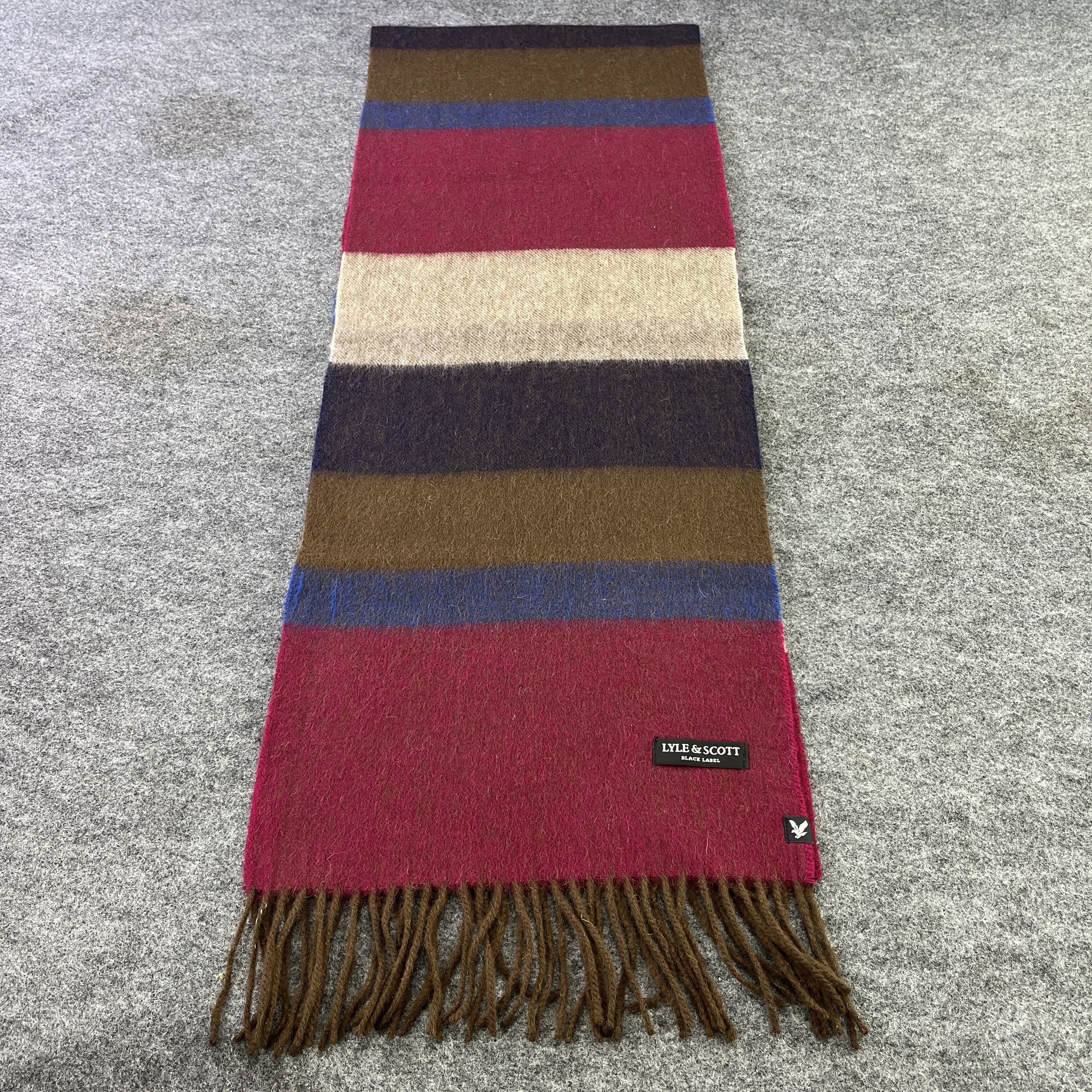 Lyle & Scott × Vintage Lyle & Scott Scarf / Muffler / Neckwear T760 Size ONE SIZE - 2 Thumbnail