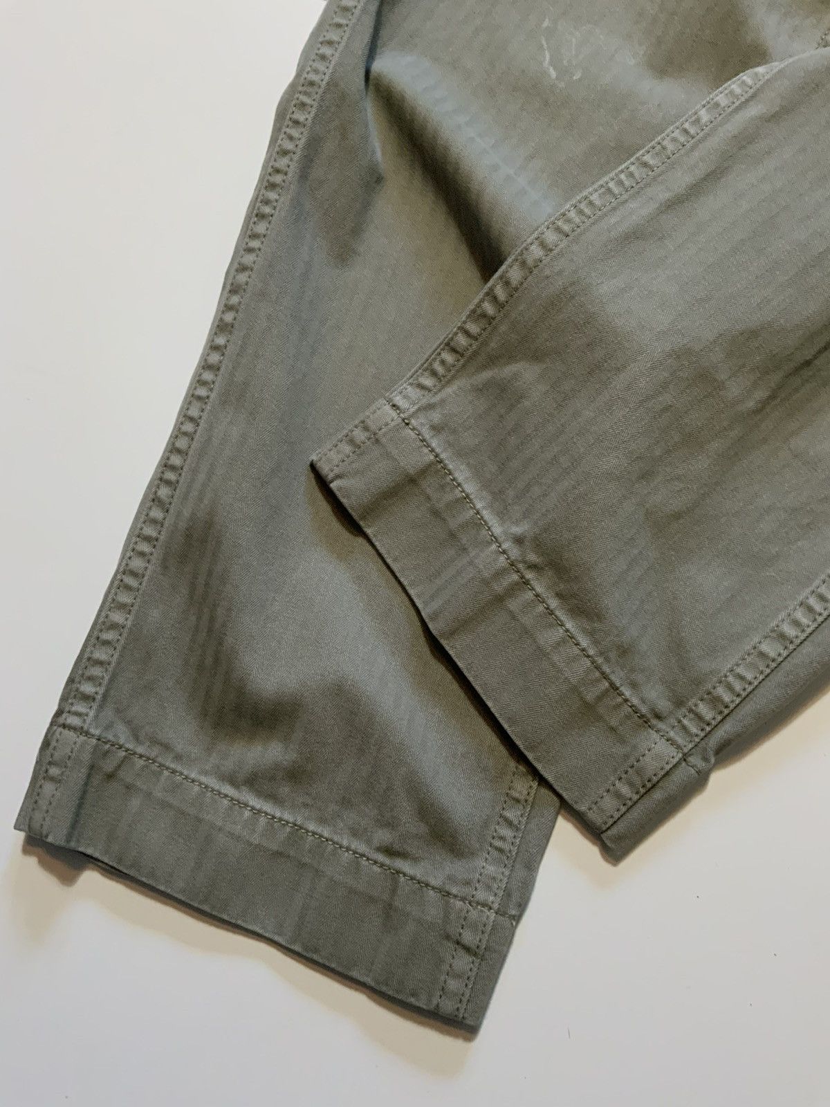Other Birdwell Beach Britches HBT Herringbone Button Fly Pants Size US 31 - 15 Thumbnail