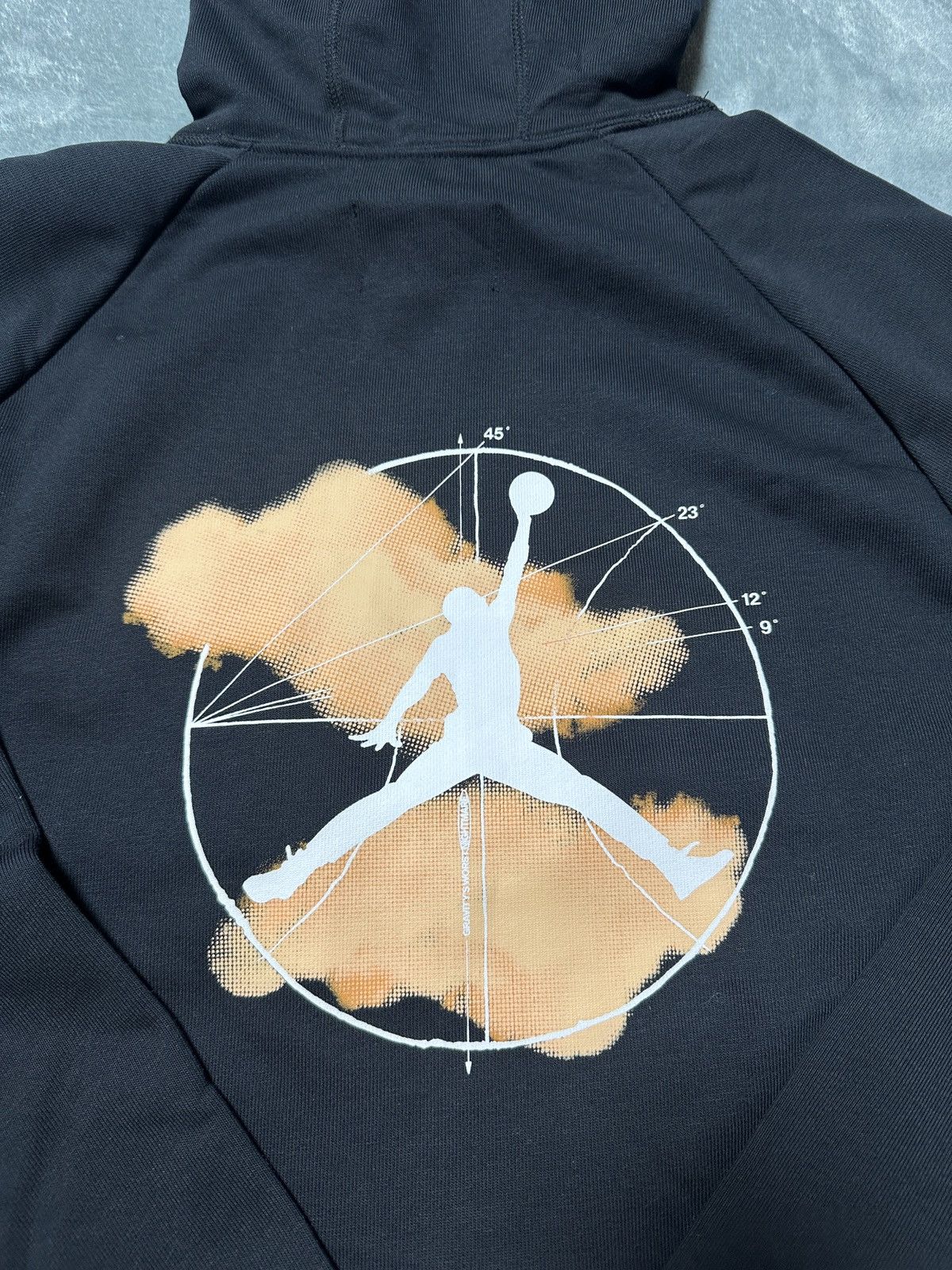 Jordan Brand × Nike New Jordan Dri-Fit Sport Size XL Black Graphic Fleece Hoodie Size US XL / EU 56 / 4 - 9 Thumbnail