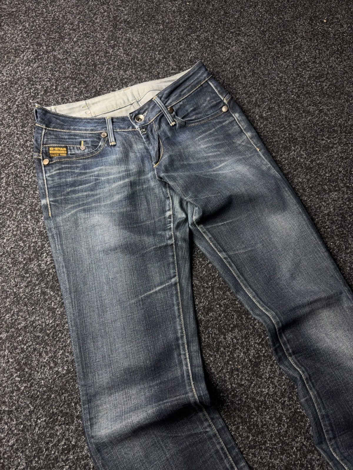 G-Star Retro Y2K 00s G-Star RAW l Vintage Distressed Denim Jeans Size 28" / US 6 / IT 42 - 5 Thumbnail