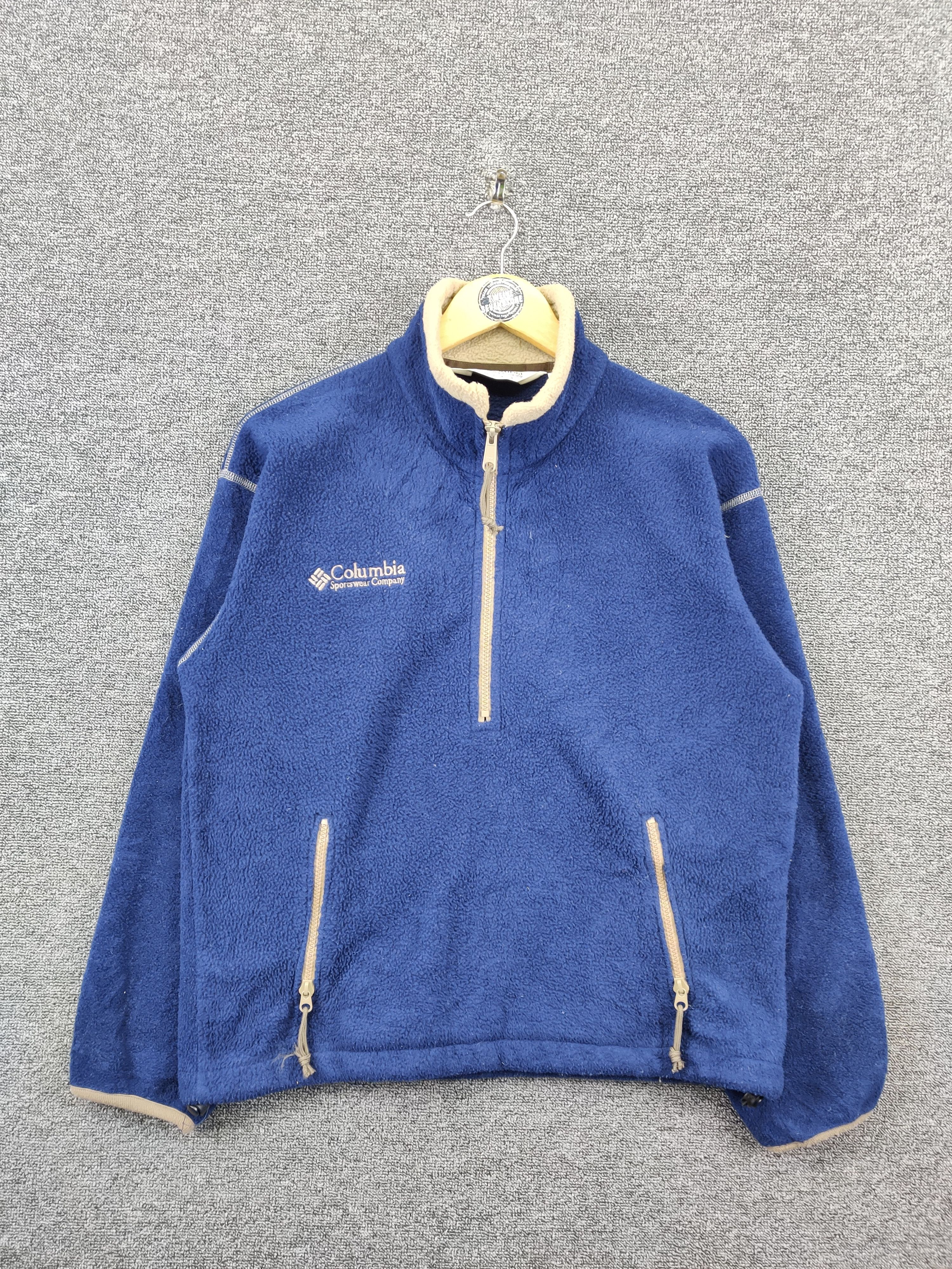 Vintage Columbia Fleece Half Zipper Jacket