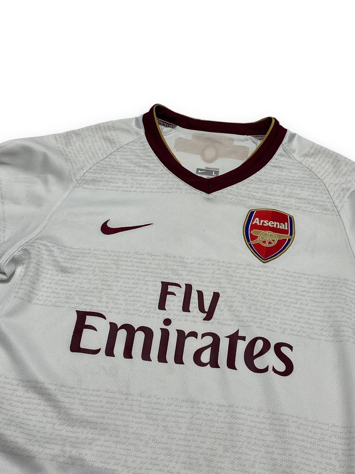Nike Vintage ARSENAL NIKE White Soccer Jersey y2k Size US S / EU 44-46 / 1 - 2 Thumbnail