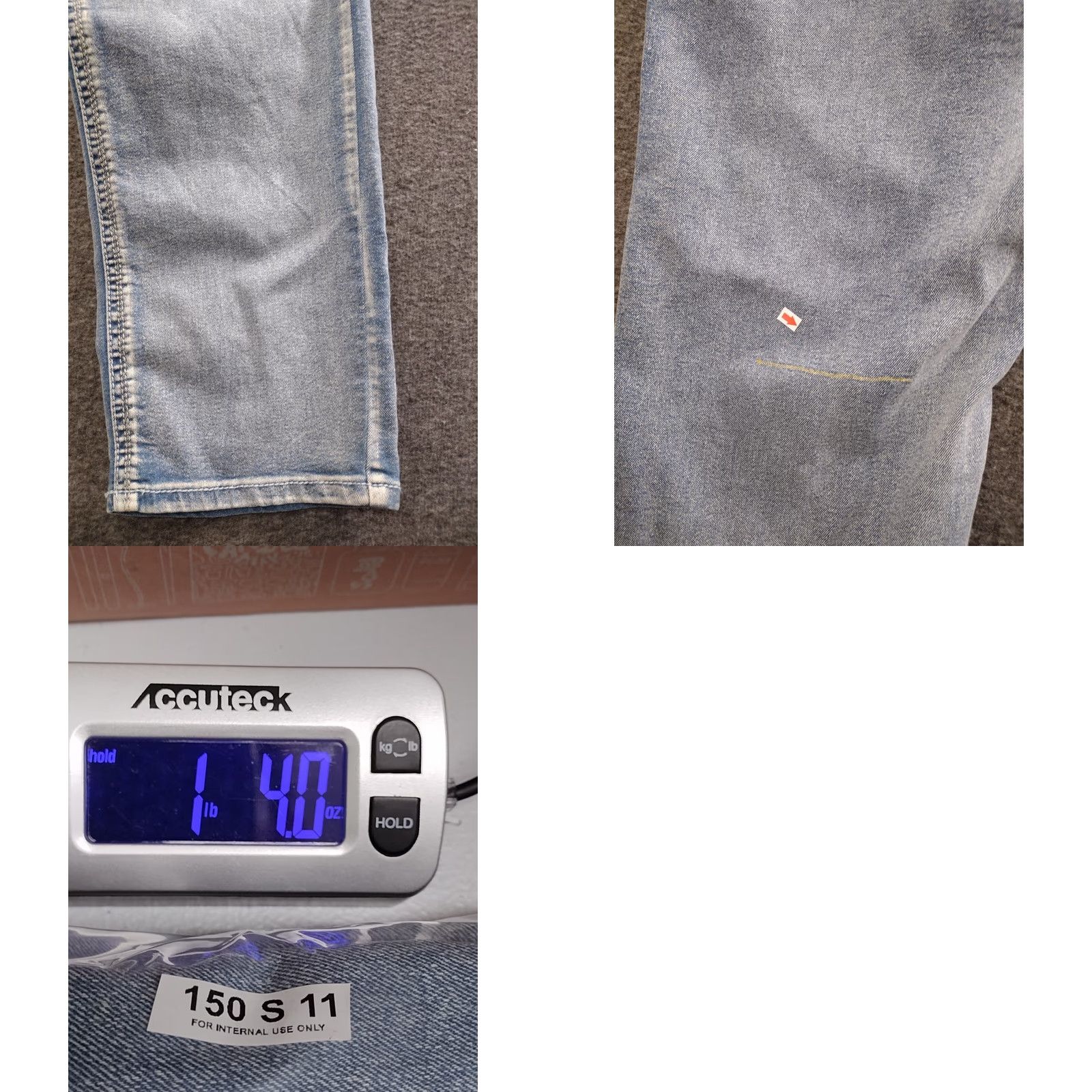 Vintage La Chula Jeans Womens High Rise Double Button Pocket Design Light Wash 22 Blue 90s Denim Jeans Womens Size 40" / US 18 - 8 Thumbnail