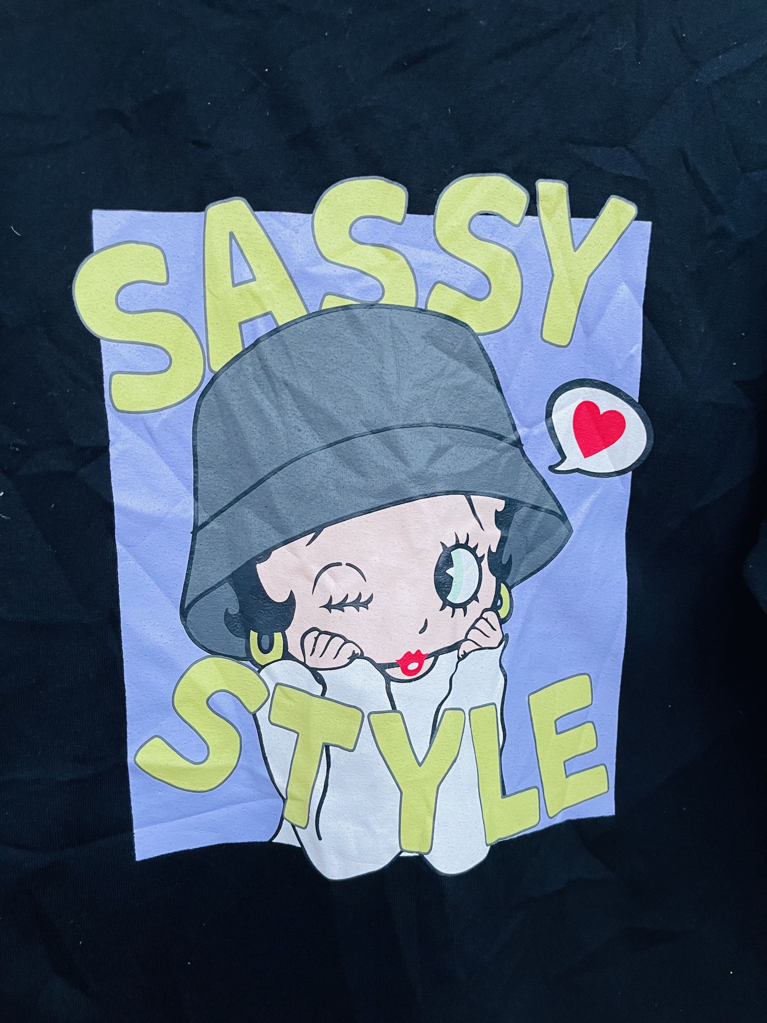 Japanese Brand Vintage Betty Boop X Denigits Sassy Style Sweatshirt Size L / US 10 / IT 46 - 7 Thumbnail