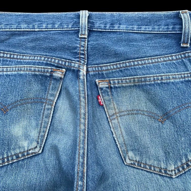 Levi's Vintage Levis 501 lightwash dirty faded jean 90s usa W30x29 Size US 30 / EU 46 - 5 Thumbnail