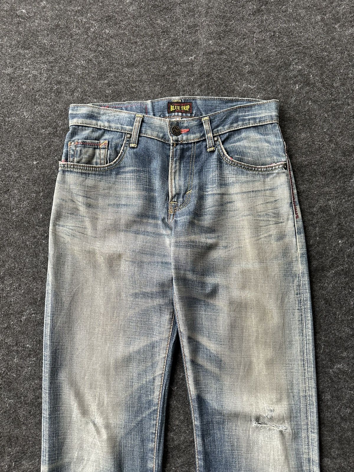 Edwin Edwin Blue Trip Japan Faded Washed Vintage Denim D511 Size US 29 - 2 Thumbnail