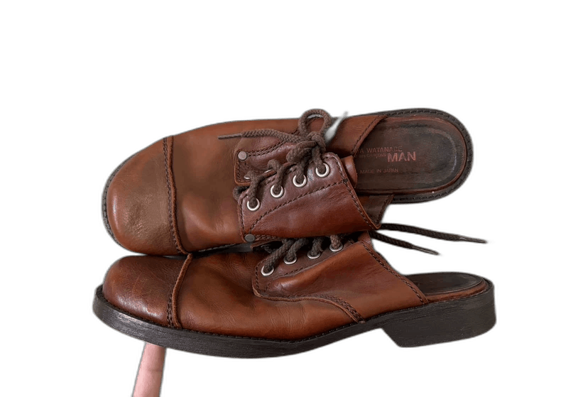 Junya Watanabe Junya Watanabe Vintage Half-Slip Leather Shoes Size US 6 / IT 36 - 1 Thumbnail