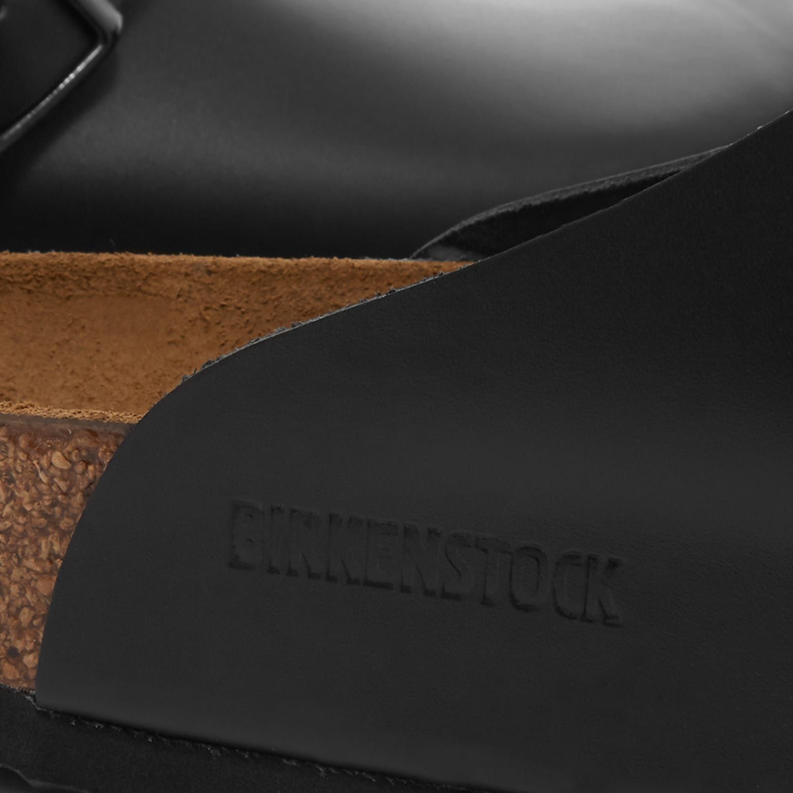 Birkenstock BIRKENSTOCK BOSTON BLACK SMOOTH LEATHER 60191 US 11 EU 44 Size US 11 / EU 44 - 4 Thumbnail