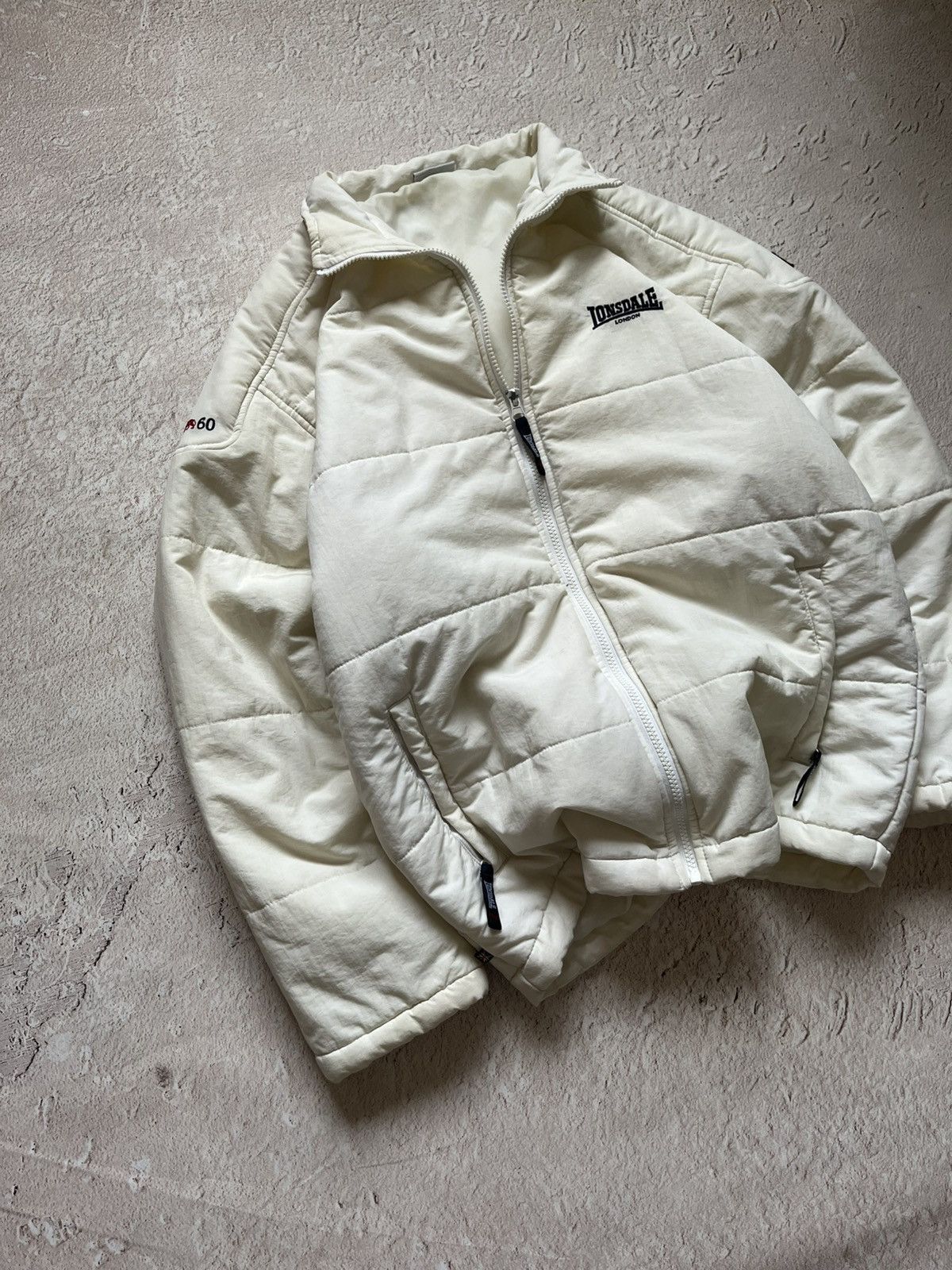 Lonsdale Lonsdale London Puffer Jacket – Cream White Size US L / EU 52-54 / 3 - 4 Thumbnail