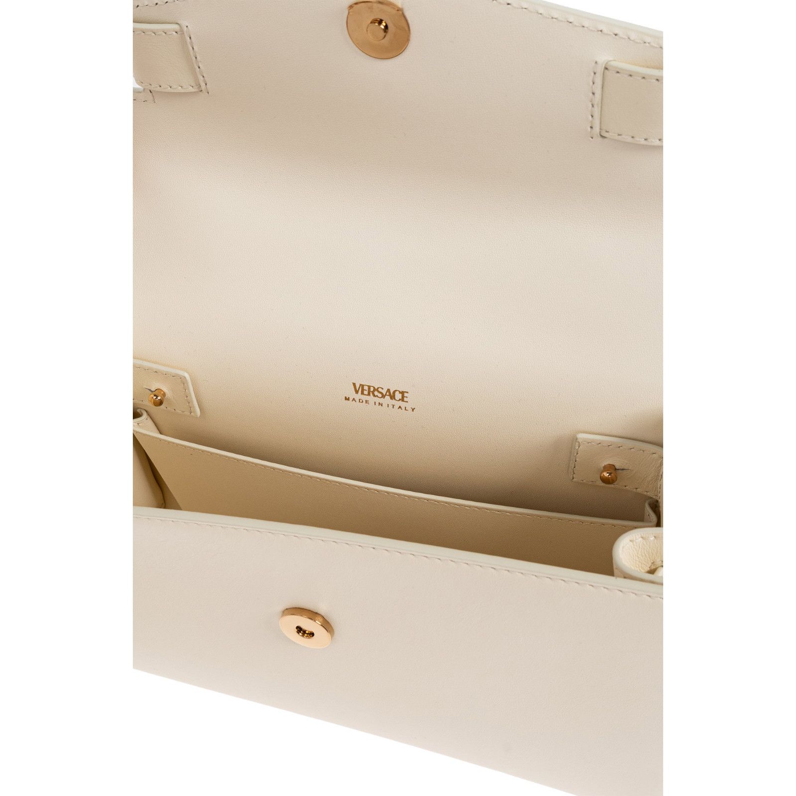 Versace VERSACE 95 Cream Top Handle Bag New & Authentic Size ONE SIZE - 4 Thumbnail