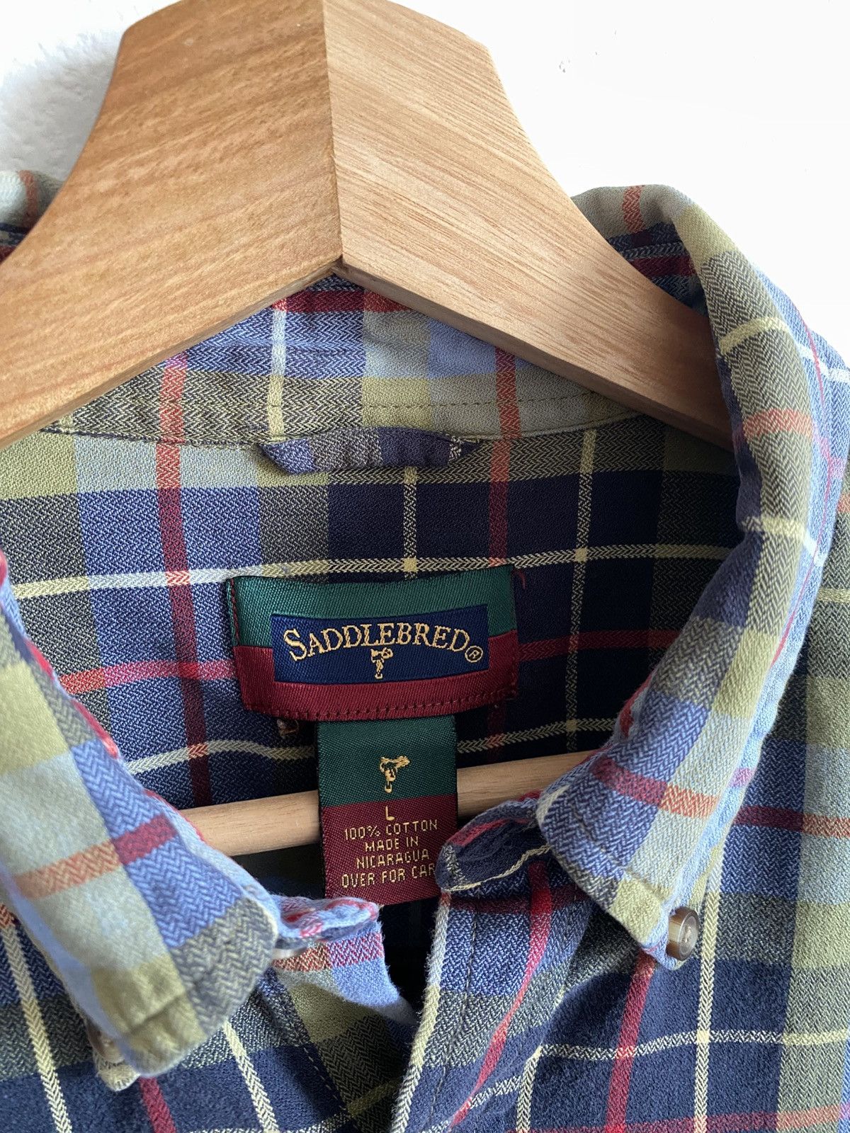 Saddlebred Vintage Saddlebred Flannel Shirt Size US L / EU 52-54 / 3 - 4 Thumbnail