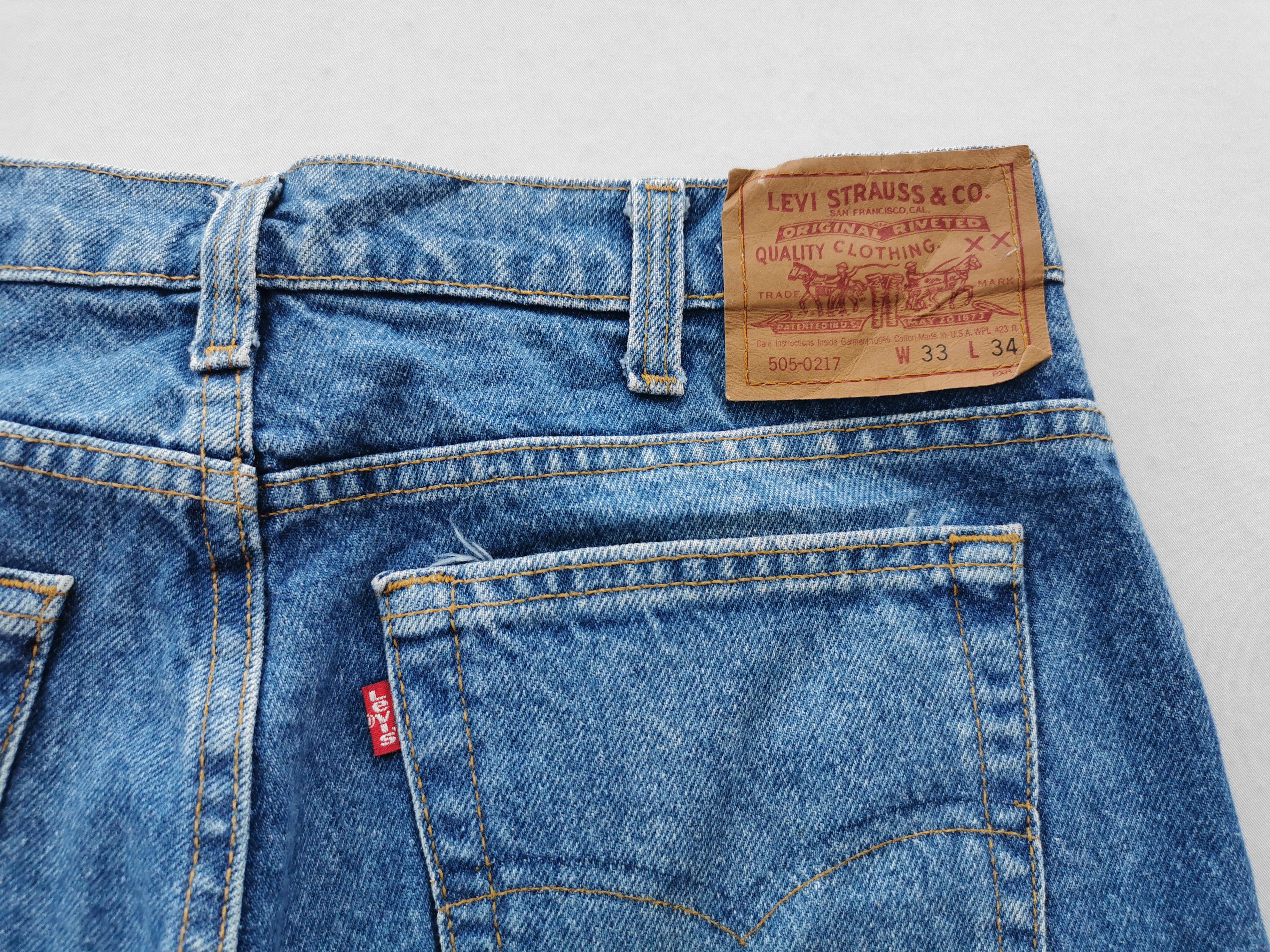Levi's Vintage 90s Levis Lot 505 Denim Made In USA Size 33/33x34 Size US 33 - 7 Thumbnail
