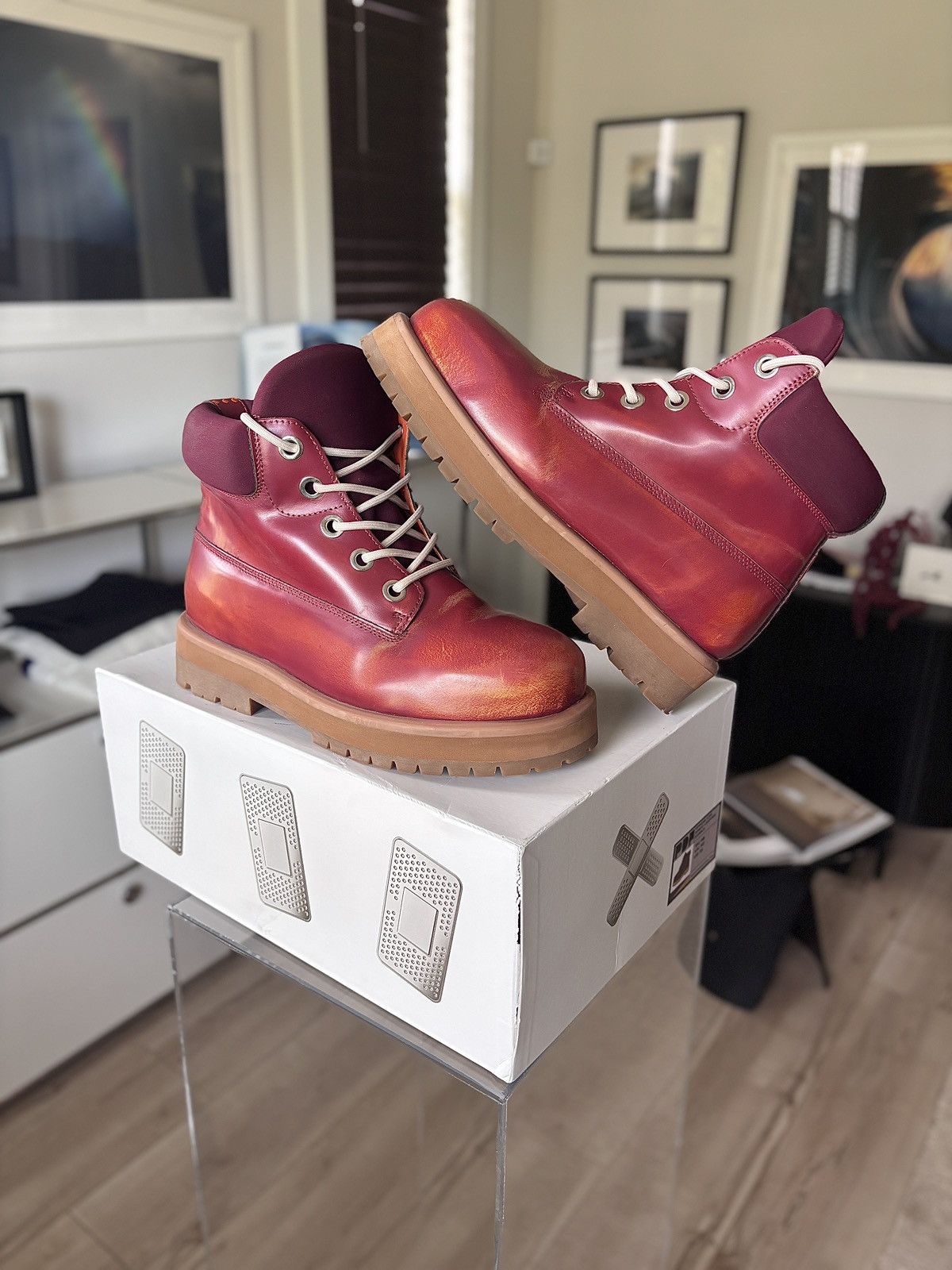 PDF PDF STRADA LOW SPRAY LEATHER BOOTS BAROLO Size US 12 / EU 45 - 1 Thumbnail