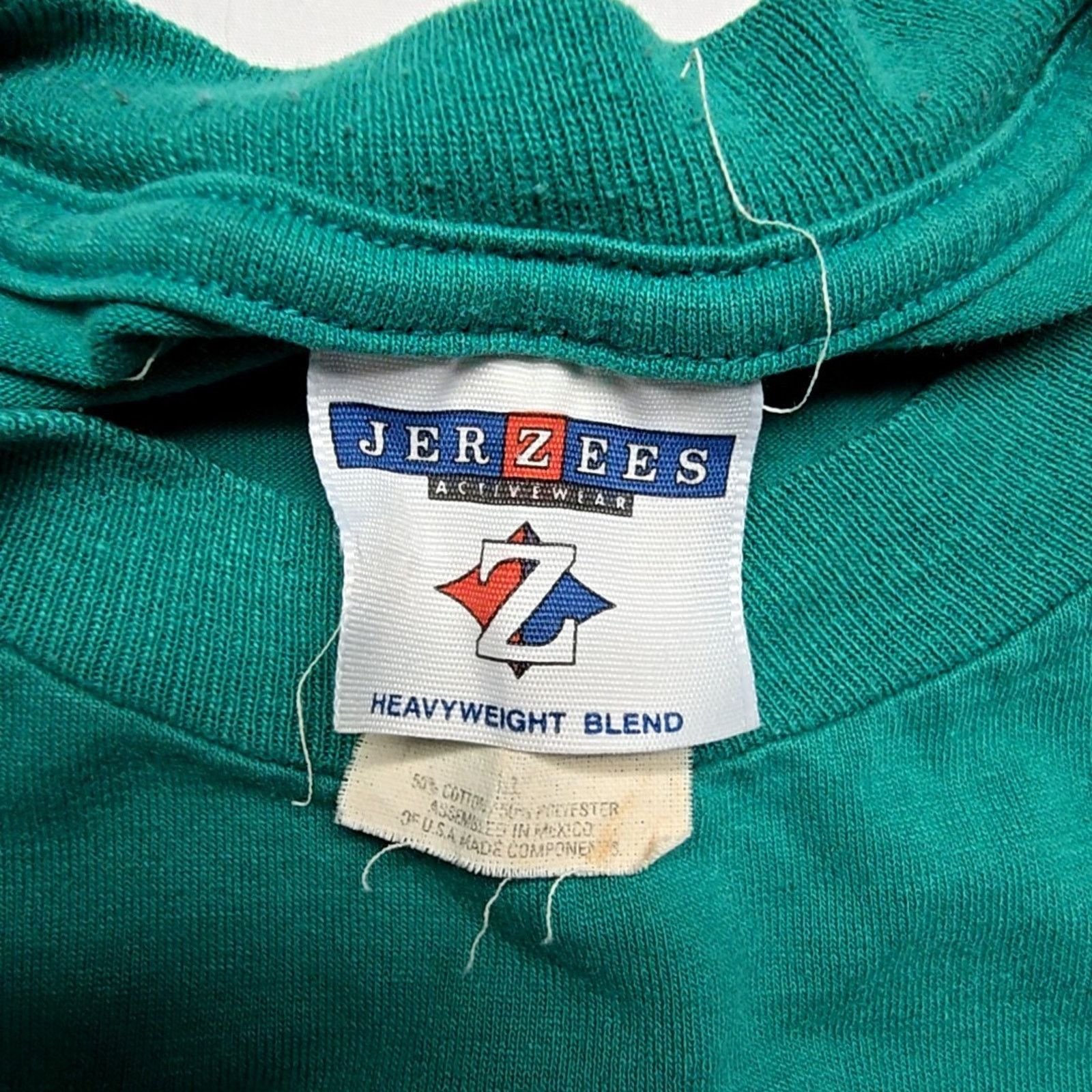 Jerzees Vintage Riverside Elementary School Shirt Teal Green XL Tee Size US XL / EU 56 / 4 - 6 Thumbnail