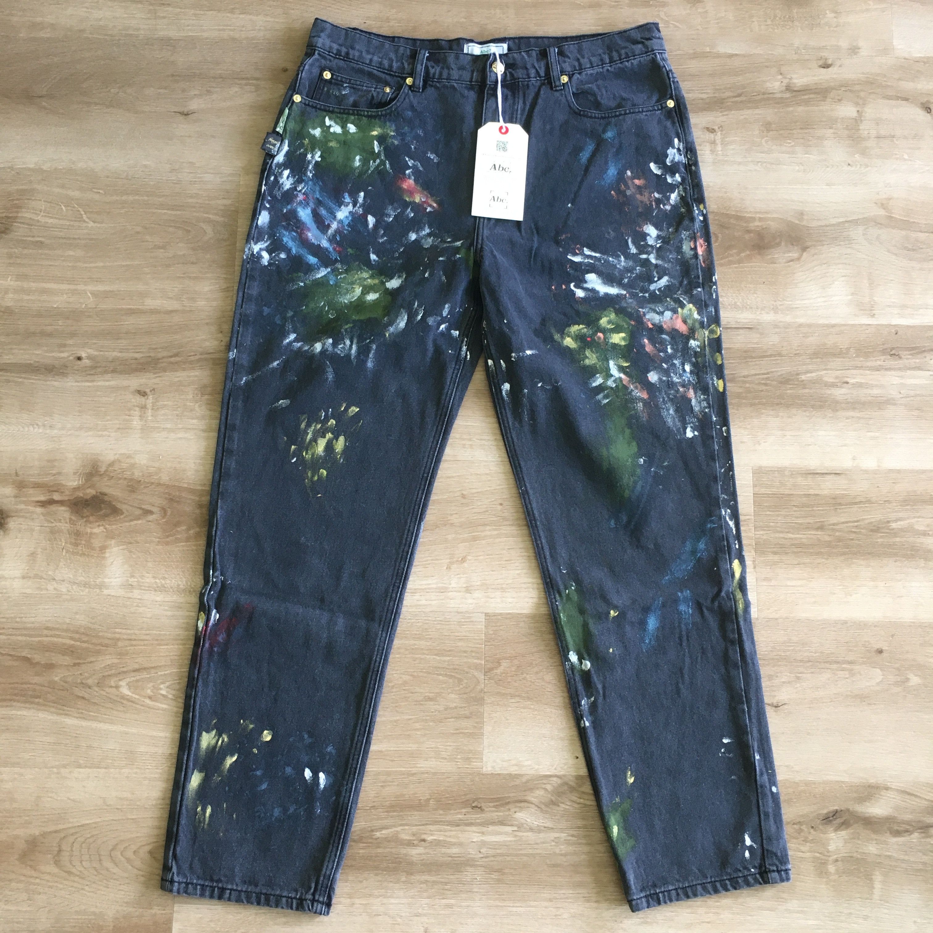 Advisory Board Crystals × Guess Abc. x Guess "Abc?" Painter's Denim pants Size US 34 / EU 50 - 5 Thumbnail
