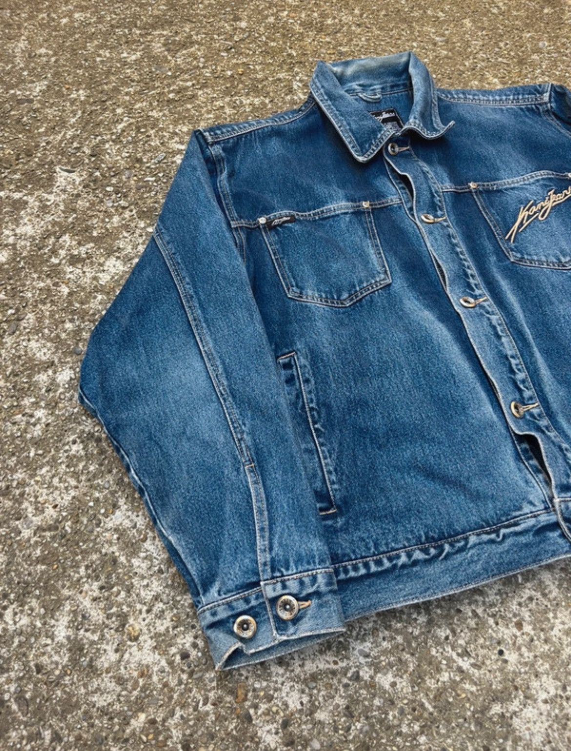 Karl Kani Karl Kani Jeans Beautiful Faded Vintage 90's Denim Jacket Size US L / EU 52-54 / 3 - 2 Thumbnail