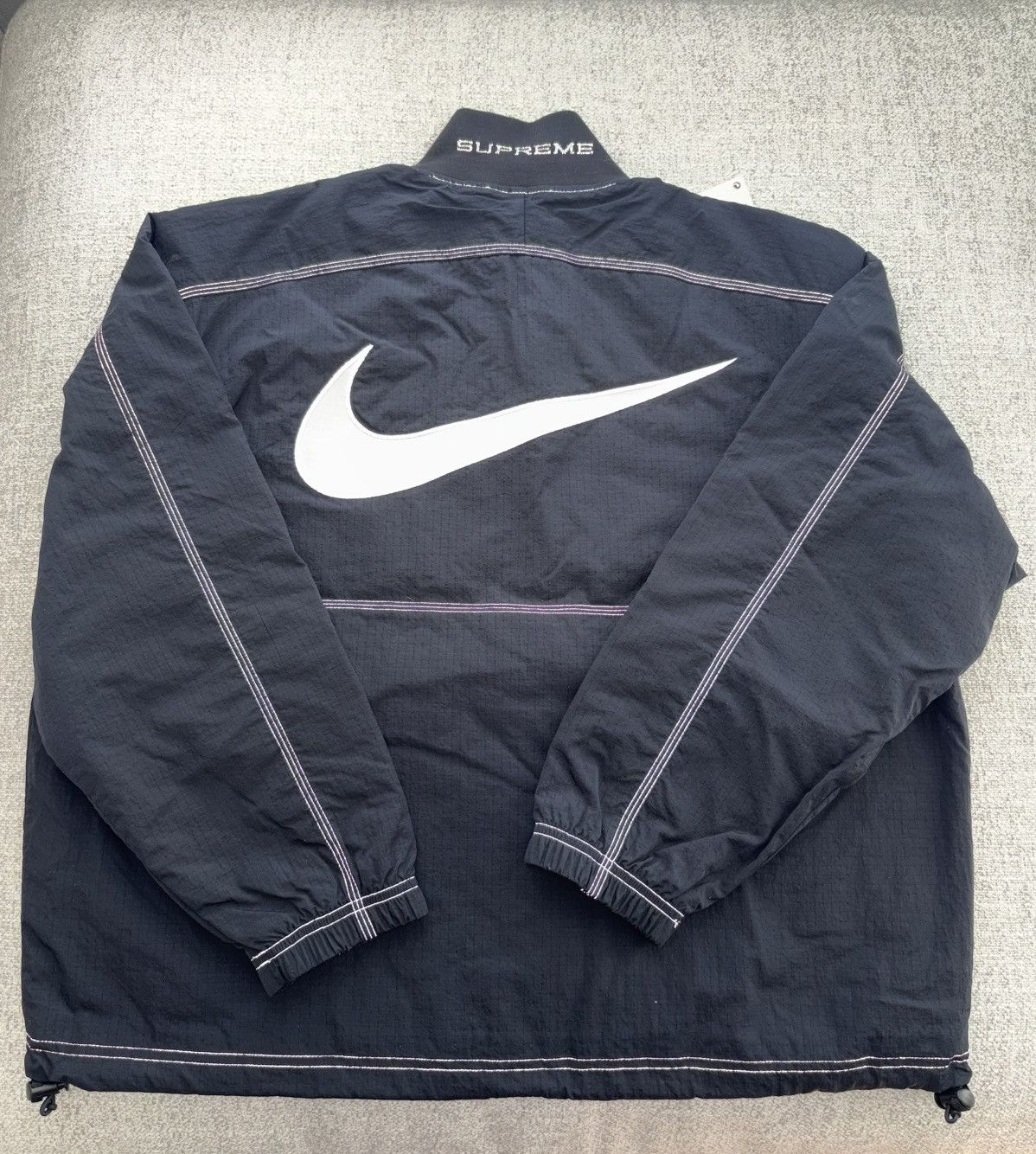 Supreme Supreme x Nike Ripstop Pullover “Black” Size US S / EU 44-46 / 1 - 4 Thumbnail