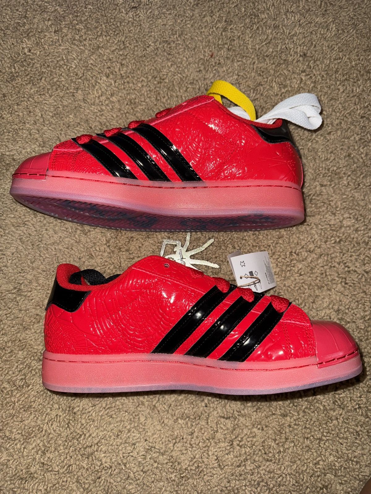 Adidas Adidas Superstar SP5DER Sneakers Red Size US 7.5 / EU 40-41 - 2 Thumbnail