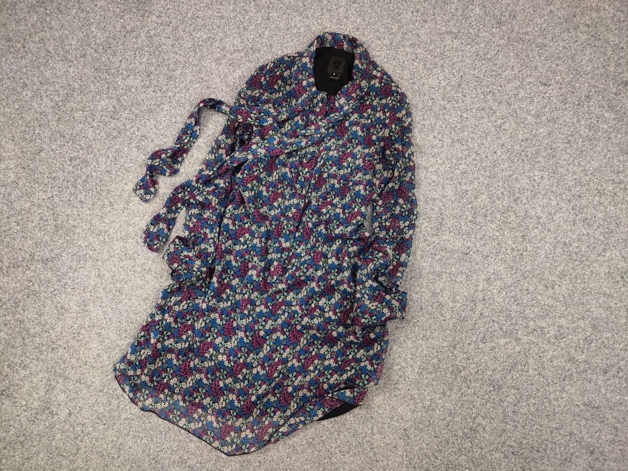 Anna Sui Anna Sui design mixed silk dress dolman Long sleeve tunik Size M / US 6-8 / IT 42-44 - 3 Thumbnail