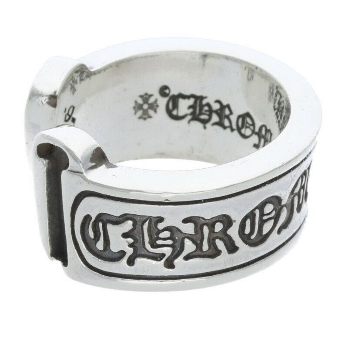 Chrome Hearts Chrome Hearts Large Scroll Label Ring 18 Size ONE SIZE - 5 Thumbnail