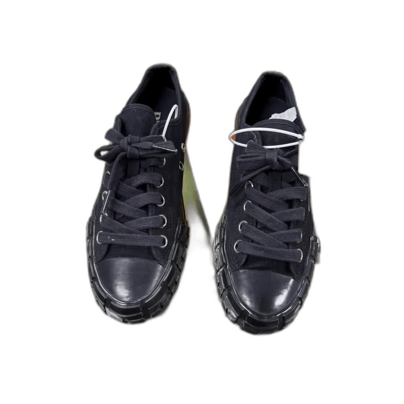 Prada PRADA Black Nylon Canvas Sneakers Size 37.5 Size US 7.5 / EU 40-41 - 1 Thumbnail